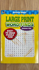 Kappa Large Print Word-Finds Volume 455 Easy Read Word Search Brain Puzzle Book picture