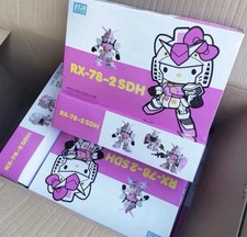Hello Kitty RX-78-2 SDH Gundam Model Kit Pink SD Mecha Figure Toy picture
