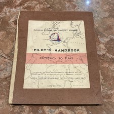 Book Pilots Handbook WW2 Maps & Confidential Documents WW2 Army Airports Vintage picture