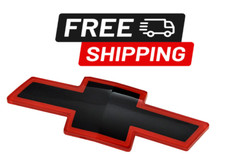 1997 1998 1999 2000 SILVERADO C1500 C2500 C3500 RED BLACK GRILLE EMBLEM 12543000 picture