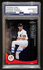 2001 Topps Finest Mariano Rivera Signed/Autographed Card #45 PSA/DNA BA204419 picture
