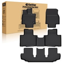 For 2020-2025 Toyota Highlander TPE Floor Mats Liner 4PCS New 3D Front & Rear picture