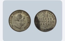 1871-A Germany Prussia 2 1/2 Silber Groschen Silver Coin Wilhelm I Berlin Mint picture