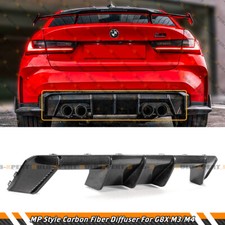 MP Style Real Carbon Fiber Rear Bumper Diffuser For 2021-2026 BMW G80 M3 G82 M4 picture
