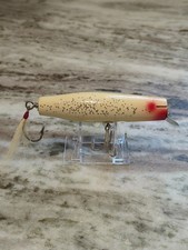 Vintage Stan Gibbs Danny Surface Swimmer in White/Silver Flake - Mint picture