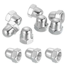 10Pcs M8x1.25mm Acorn Cap Nuts 304 Stainless Steel Hex Cap Dome Head Nuts picture