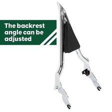 For Harley Touring Road Street Glide 2009-2024 Rear Passenger Backrest Sissy Bar picture