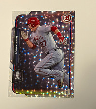 Topps 2015 Bowman Mike Trout Silver Ice #50 Los Angeles Angels picture
