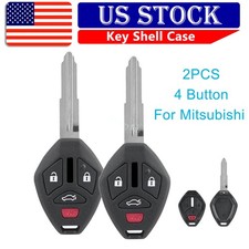 2 For 2009 2010 2011 2012 2013 2014 2015 Mitsubishi Lancer Remote Key Fob Shell picture