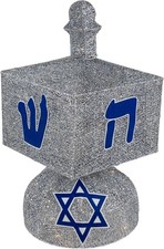 LED Lighted Hanukkah Dreidel Outdoor Decoration - 37