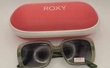Roxy Sunglasses,  Women's,  Sage Green, Polarized, New With Case And Dust Cloth picture
