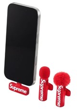Supreme Mini Mics Set of 2 FW26 Red Microphone Accessory CONFIRMED picture