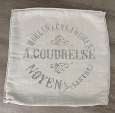 RARE RH-Restoration Hardware*Vintage French Grain-Sack Linen Pillow Cover 23