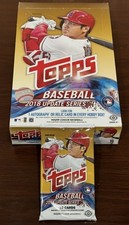 2018 Topps Update Baseball Factory Sealed 10 Card HOBBY Pack Ohtani Rookie Year picture