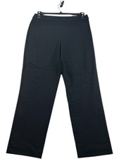 Alfred Dunner Pull On Pants Womens Size 8 Petite 8P Black Pockets Stretch New picture