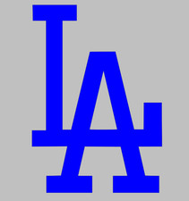 LA Dodgers Vinyl Decal Sticker - You choose color and size picture