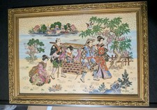 Hand-Painted Painting On Porcelain Vintage Chinese picture