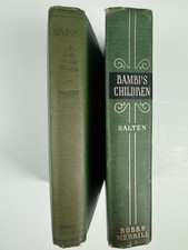 Felix Salten Bambi 2-Book Collector Set Disney Classic Vintage Hardcover picture