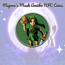 Nintendo amiibo Link Majora's Mask The Legend of Zelda Series NFC Coin picture