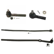 Moog Inner and Outer Steering Tie Rod Ends Kit with 8 lug Wheels For Dodge Ram picture