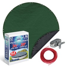 PoolCoverChoice Winter Swimming Pool Cover for 24 ft Round Pool picture