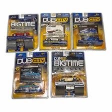 Jada Dub City Bigtime Muscle 1:64 Lot 5 Cars Cobra Corvette Mustang Cadillac Tbi picture