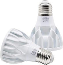 PAR20 12W Narrow Flood LED Bulb E26 Dimmable 24° 6000K 2-Pack picture