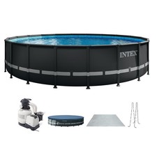 Intex Ultra XTR Frame 26 Foot x 52 Inch Round Above Ground Swimming Pool Set picture