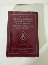 1973 Appalachian Trail Guide Tennessee North Carolina Cherokee Pisgah Great Smok picture
