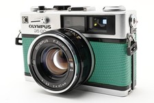 Rare【N MINT】OLYMPUS 35DC 35mm Film Camera Restored Teal Green Leather #A314 picture