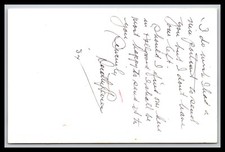 Dorothy Revier -Actress- 3.5x5 Card/ Image Written Note- Signed x2(Rev.) picture