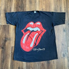 Vintage 1989 Rolling Stones Steel Wheels Tour Concert T-Shirt sz XL picture