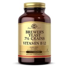 Solgar Brewer's Yeast 7 1 2 Grains with Vitamin B12 250 Tablets picture