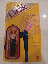 Vintage 1981 Mattel Dazzle Doll 'Glossy' #5288 Blonde hair/ Pink Shirt/ Jeans picture