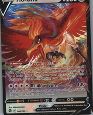 Ho-Oh V Holo Ultra Rare SWSH12: Silver Tempest 140/195 NM picture