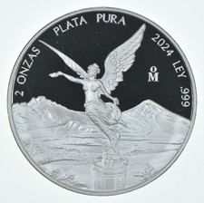 2024 Mo Mexico 2 Onza Silver Libertad Proof picture