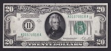 DALLAS NUMERIC GOLD DEMAND 1928A $20 Beautiful UNC Federal Reserve Note picture