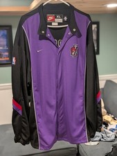 VINTAGE 1998-99 NIKE TORONTO RAPTORS NBA WARM UP JACKET(XL) AND PANTS(M),  picture