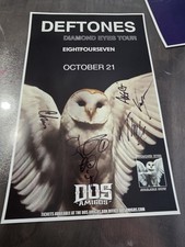 Deftones Diamond Eyes Signed Poster Chino Moreno picture