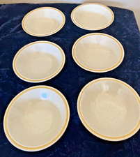 Vintage Hearthside Garden Festival Set of 6 Cereal Bowls 6 3/4