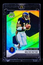 Walter Payton RARE MAN OF THE YEAR SILVER REFRACTOR CARD Bears HOF picture