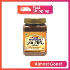 Rani Star Anise Powder (Badian Khatai) Ground Spice 14oz (400g) PET Jar ~ All Na picture