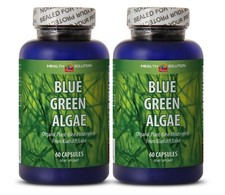 Bioactive Compounds - BLUE GREEN ALGAE ORGANIC - Environmental Impact 2 Bottles picture