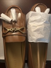 NIB Talbots Women’s Shoes 7.5 Cognac Loafer Style picture