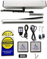Automatic Frameless Handicap Swing Door Opener with Wireless&Wired Push Button picture
