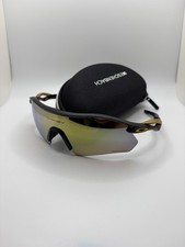Oakley Radar Plate Sunglasses Black Gold Frame Yellow Gold Lens OO9495D-0436 picture