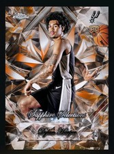 2026 Topps Collect*DIGITAL* Orange Sapphire Selections Dylan Harper Rookie /25 picture