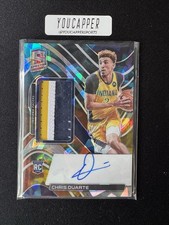 2021-22 Panini Spectra - RC Jersey Autograph Chris Duarte #189 Astral Prizm /35 picture