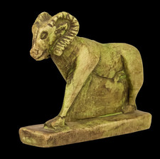 Authentic Ancient Egyptian Antiques Statue of God Khnum Ram Head Egyptian BC picture