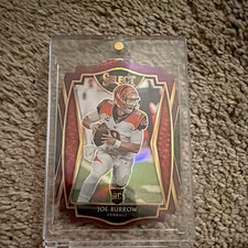 Panini 2020 Select Joe Burrow Bengals Rookie RC Purple Prizm Die-Cut #146 picture